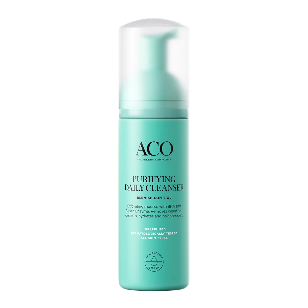 ACO Face Purifying Daily Cleanser Rengöringsmousse BHA Oparfymerad 150 ml