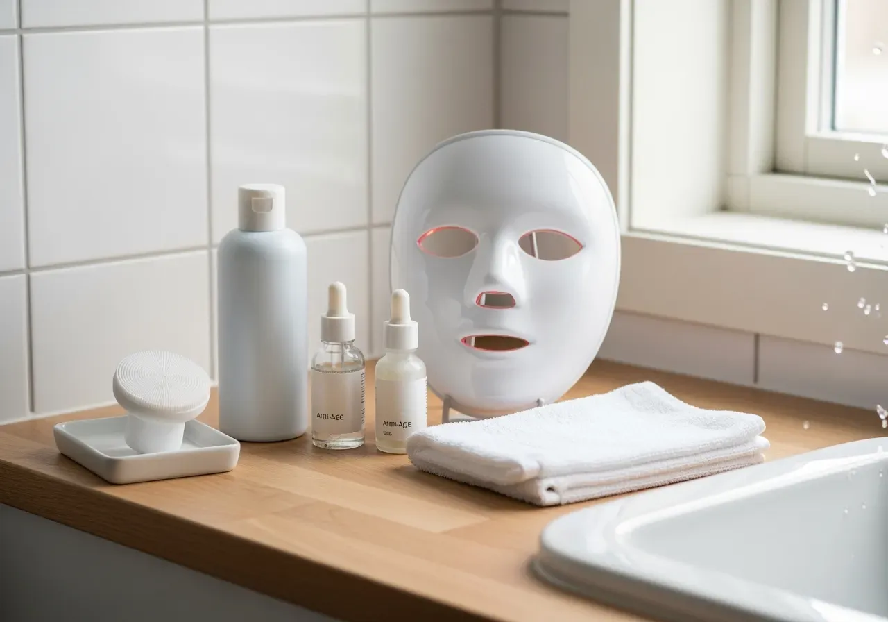 Rengöring och massage vid akne