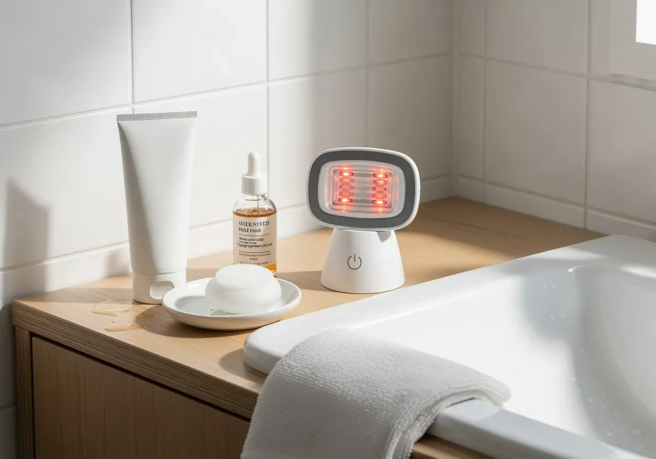 Ansiktsrengöring peeling och basrutin