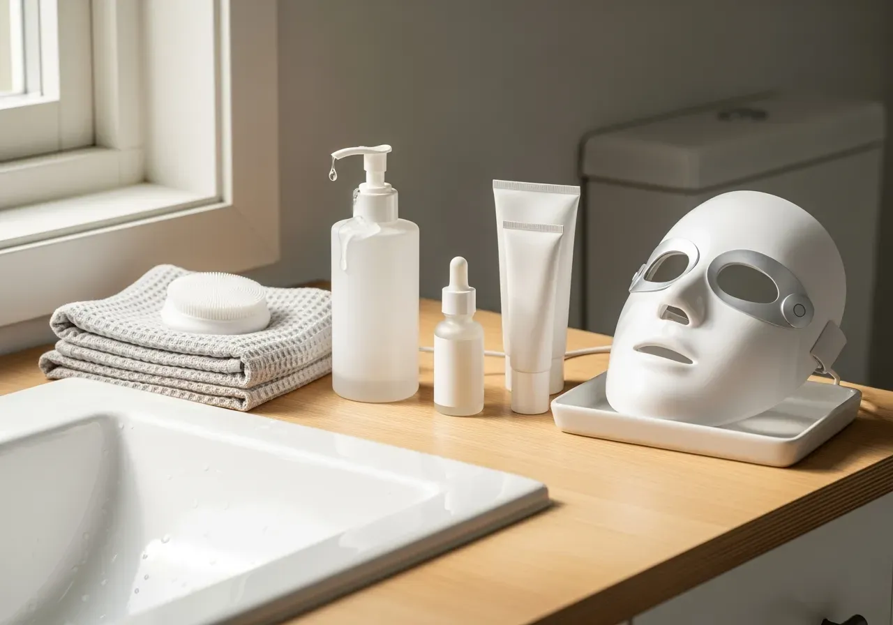 Hemmaspa för ansikte och hårbotten