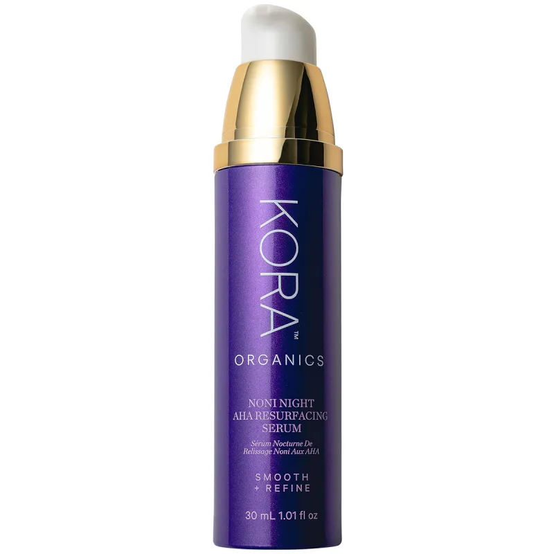 KORA Organics Noni Night AHA Resurfacing Serum